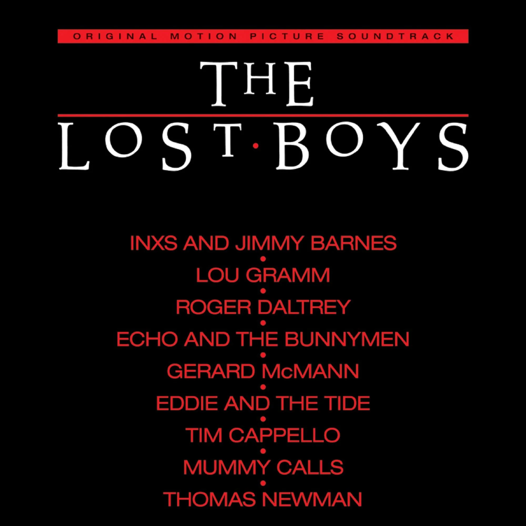 THE LOST BOYS SOUNDTRACK LP - LTD. RED SMOKE