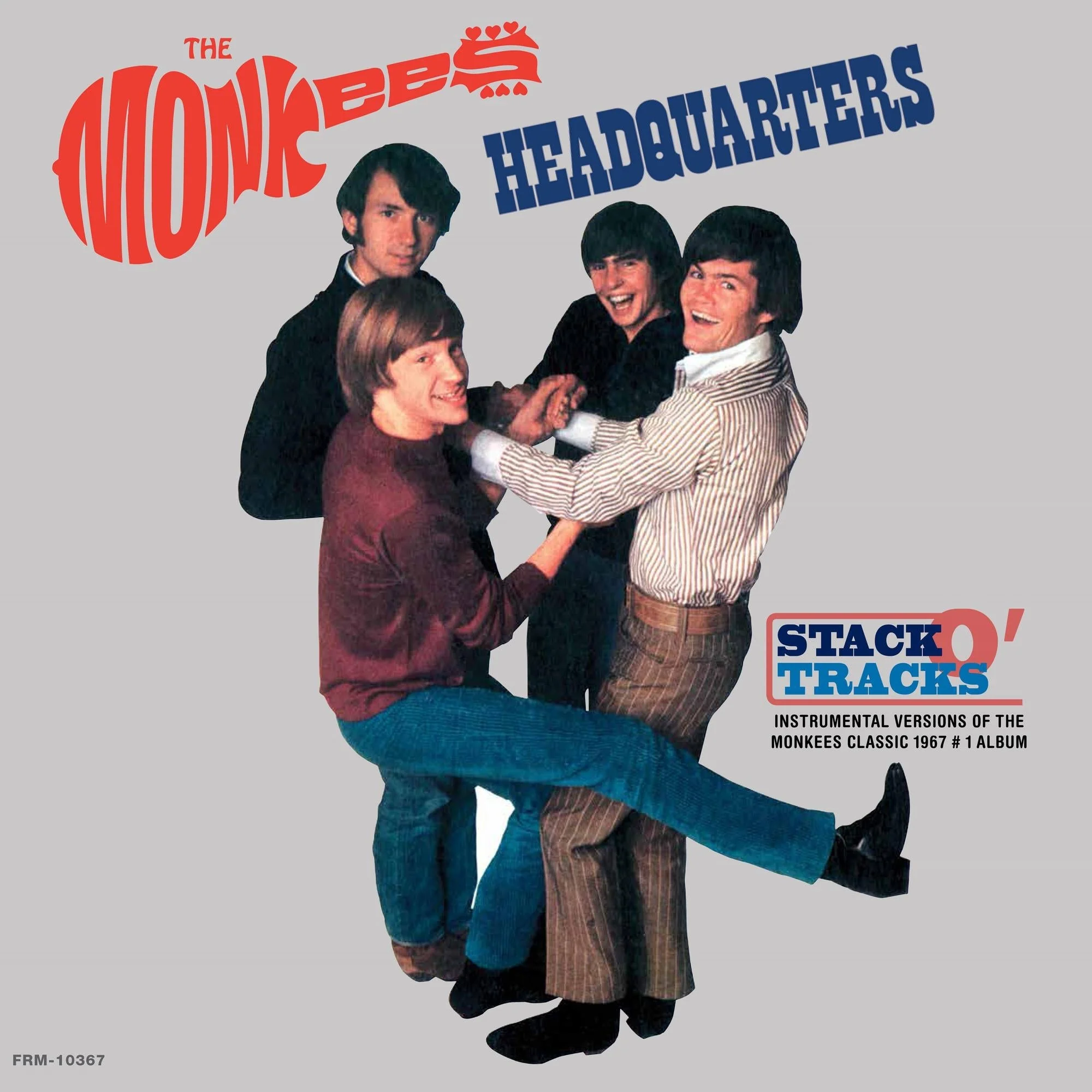 THE MONKEES 'HEADQUARTERS - STACK O' TRACKS' 55TH ANNIVERSARY EDITION LP - CLEAR
