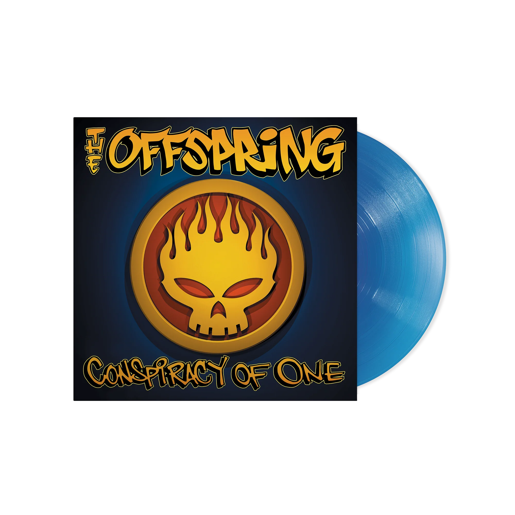 THE OFFSPRING 'CONSPIRACY OF ONE' 25TH ANNIVERSARY LP - EXCLUSIVE - LTD. 500 - TRANSLUCENT COBALT BLUE
