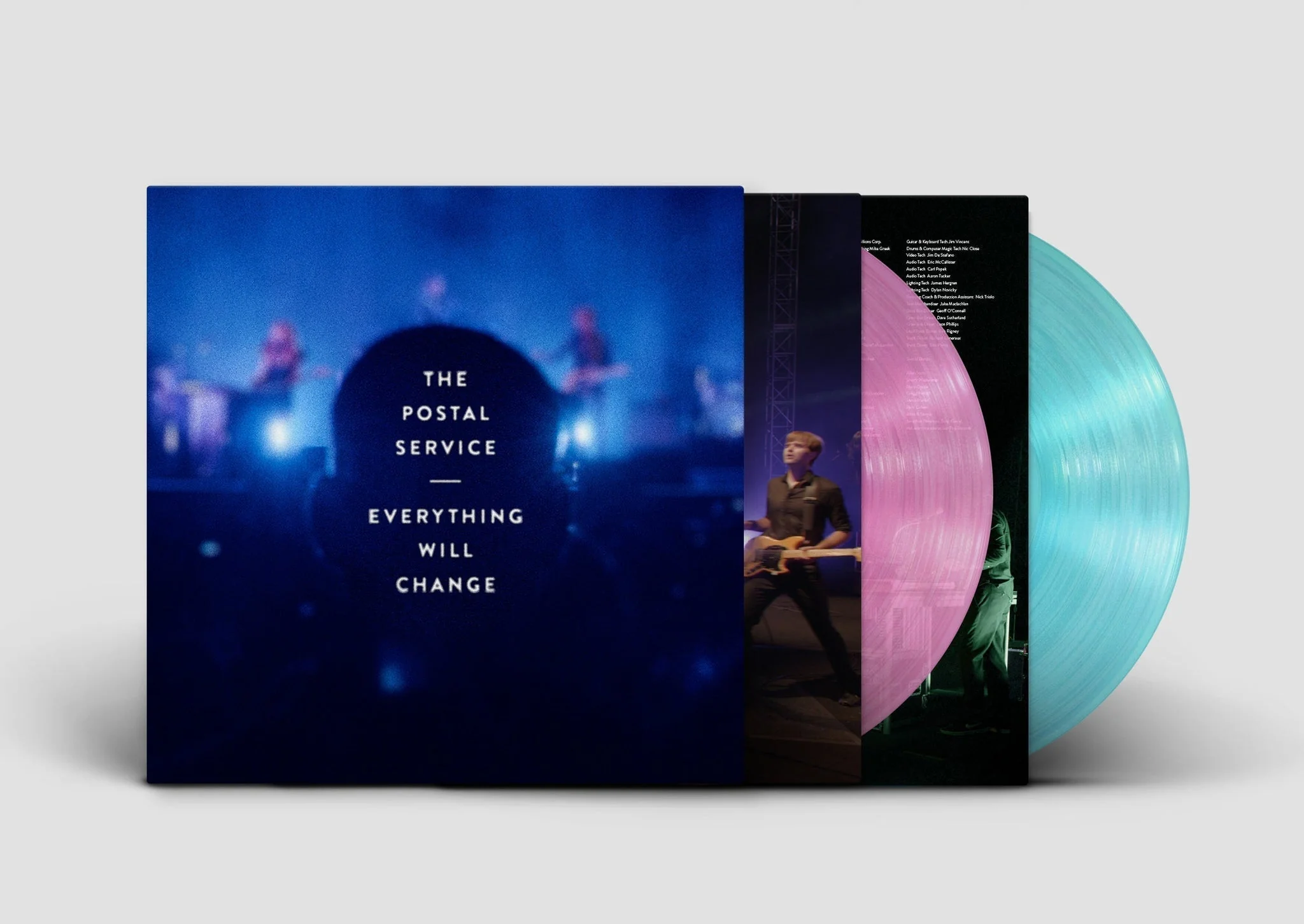 THE POSTAL SERVICE 'EVERYTHING WILL CHANGE' LOSER EDITION 2LP -  LAVENDER/BLUE