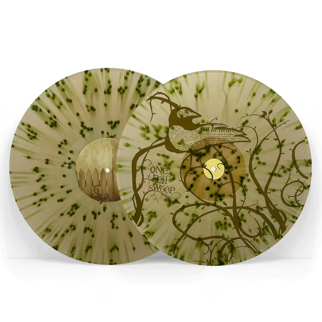 THE SPILL CANVAS'ONE FELL SWOOP' 2LP - EXCLUSIVE - LTD. 200 - BEER/SWAMP GREEN/SPLATTER - Image 2