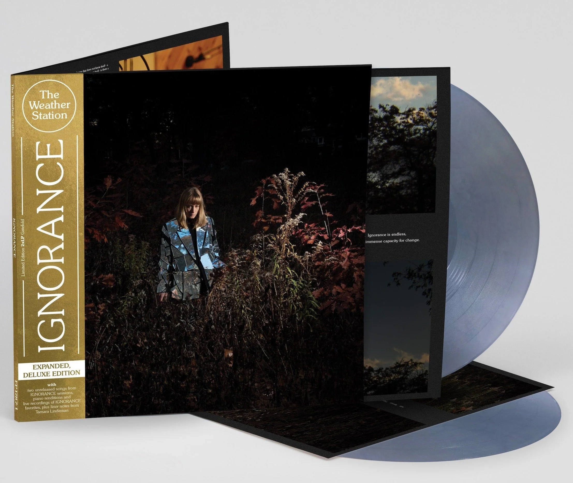 THE WEATHER STATION 'IGNORANCE' DELUXE 2LP - IRIDESCENT BLUE