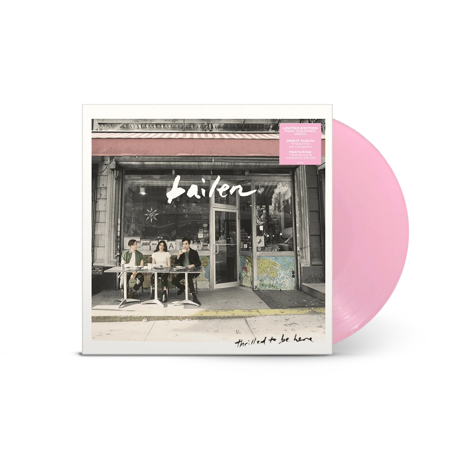 BAILEN 'THRILLED TO BE HERE' LP - BABY PINK