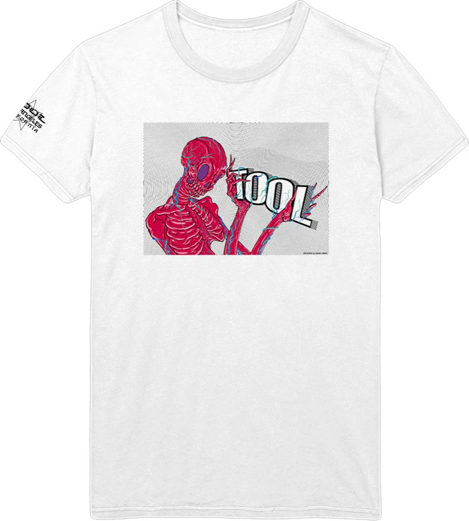 TOOL 'SKELETON HOLDING LOGO' T-SHIRT