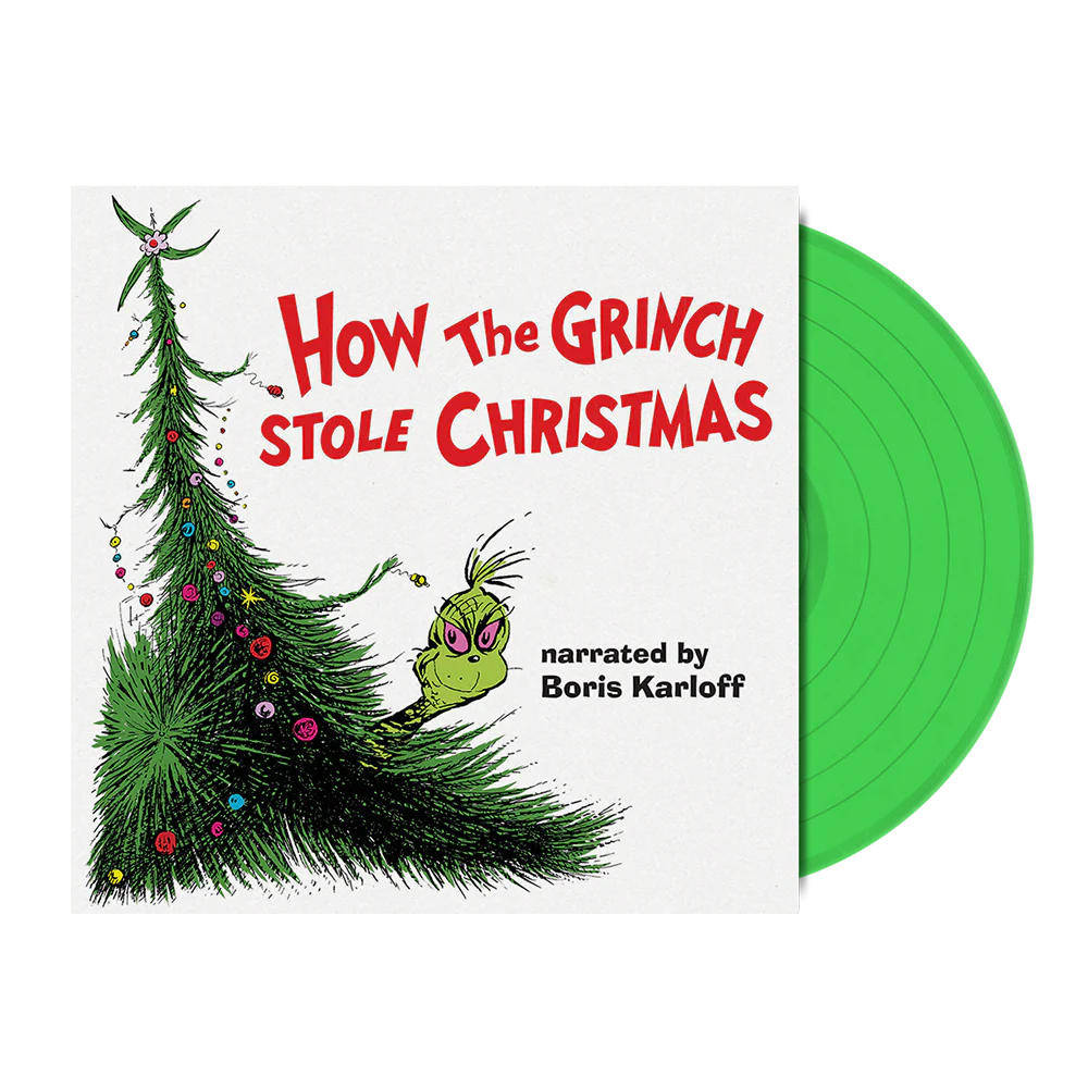 HOW THE GRINCH STOLE CHRISTMAS ORIGINAL SOUNDTRACK LP - GREEN