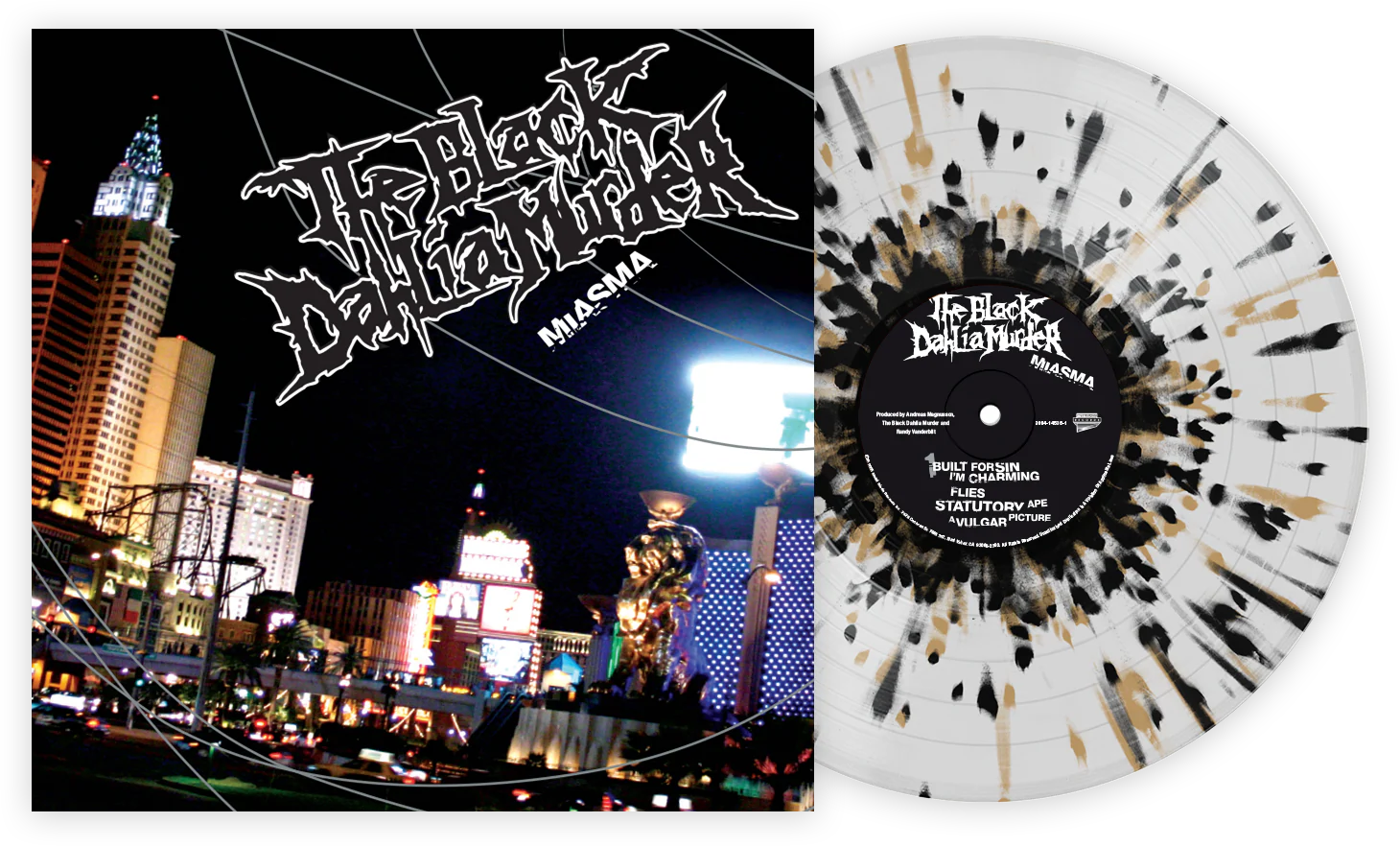 THE BLACK DAHLIA MURDER 'MIASMA' LP - CLEAR/BLACK/GOLD/SPLATTER