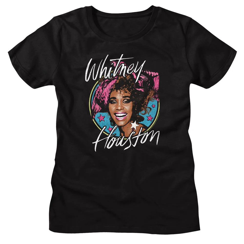 WHITNEY HOUSTON - STARS LADIES SHIRT