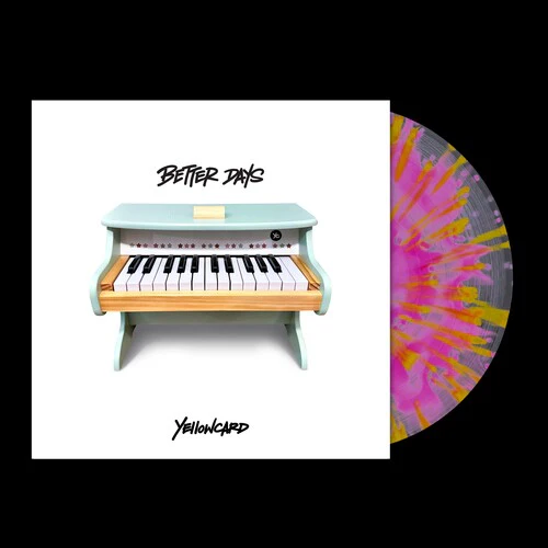 YELLOWCARD 'BETTER DAYS' LP - PINK/YELLOW/SPLATTER