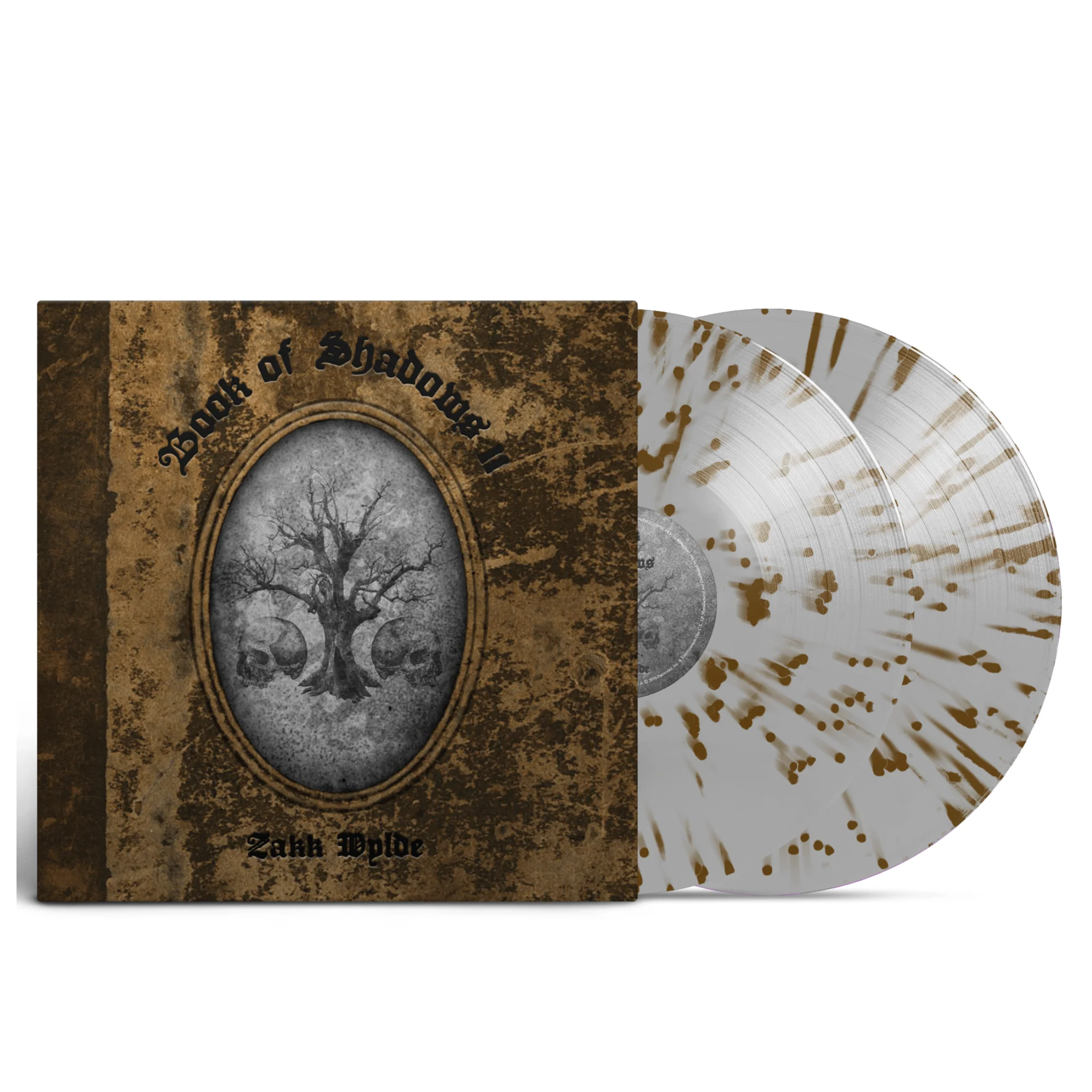 ZAKK WYLDE 'BOOK OF SHADOWS II' 2LP - SILVER/BROWN SPLATTER