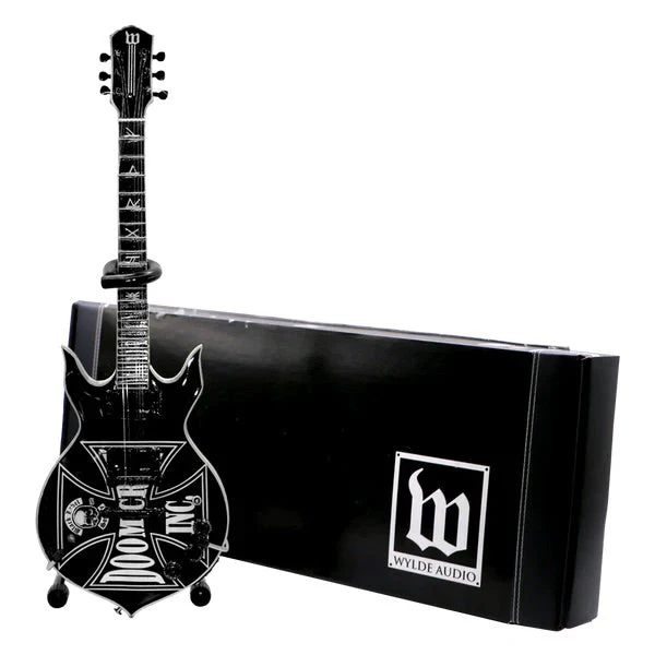 ZAKK WYLDE SIGNED HEATHEN GRAIL MINI GUITAR - WYLDE AUDIO REPLICA COLLECTIBLE BY AXE HEAVEN' - Image 2