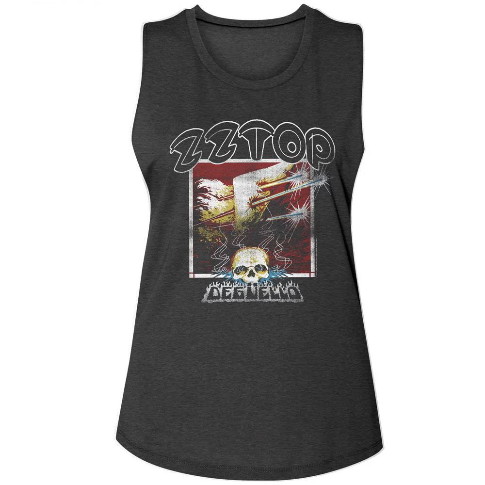ZZ TOP - DEGUELLO COVER LADIES SHIRT