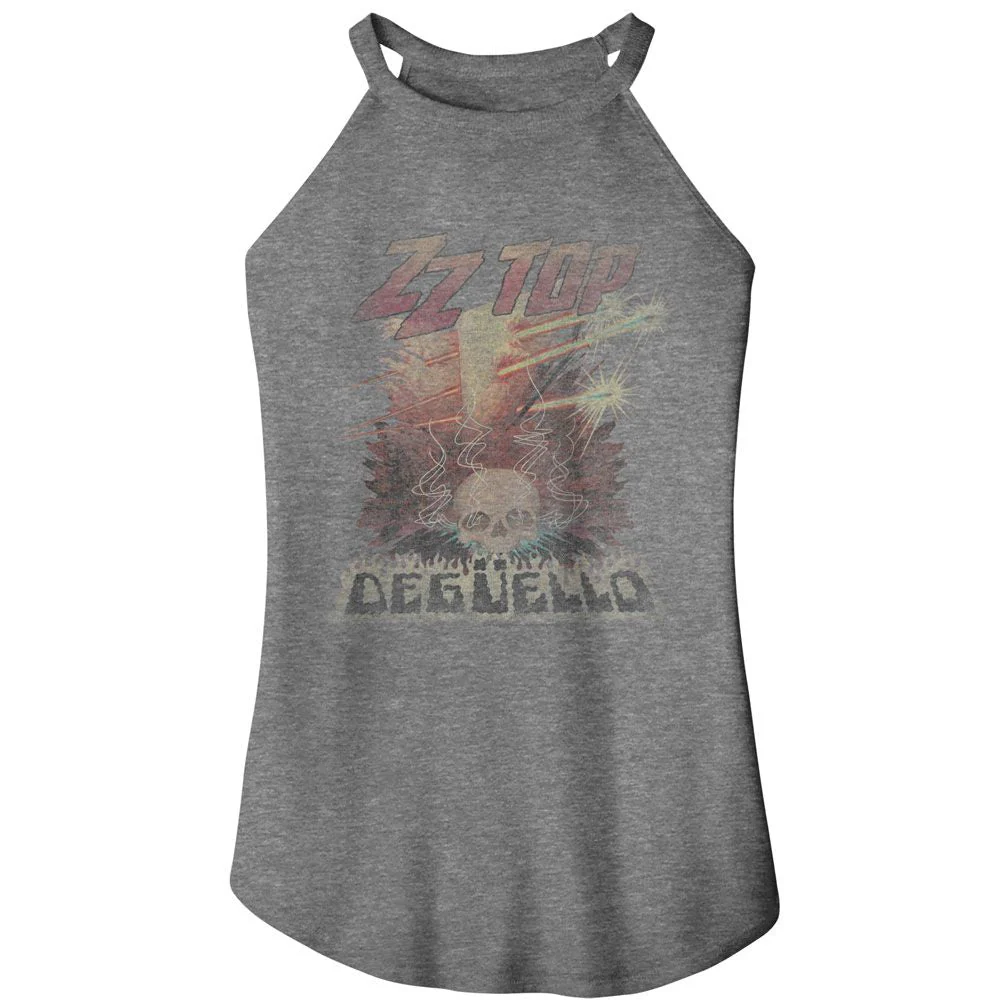 ZZ TOP - DEGUELLO FADE LADIES SHIRT
