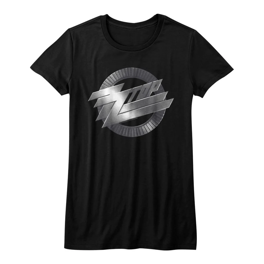 ZZ TOP - METAL LOGO LADIES SHIRT